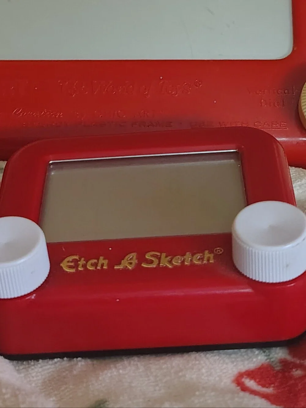 Vintage Ohio Art Magic Etch A Sketch Screen No. 505 with Mini Companion